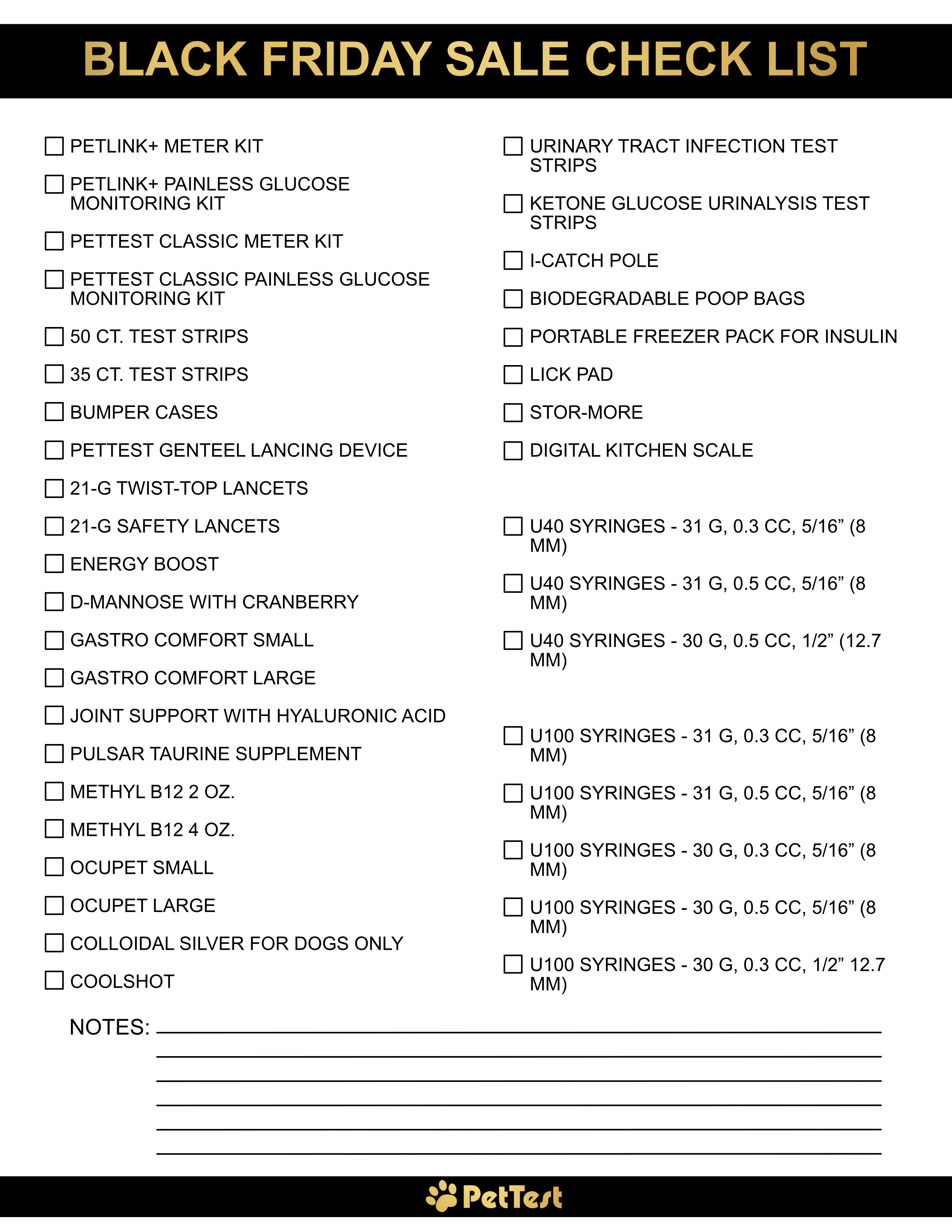 Black Friday Sale 2025 Check List Canada