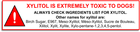 Xylitol Warning for Supplements Head to Tail blog mtm Canada